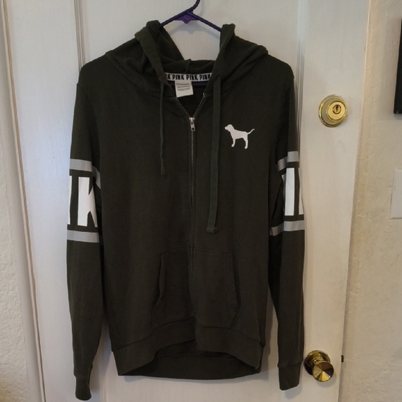 Victoria's Secret Pink | Olive Hoodie - Picture 1 of 5